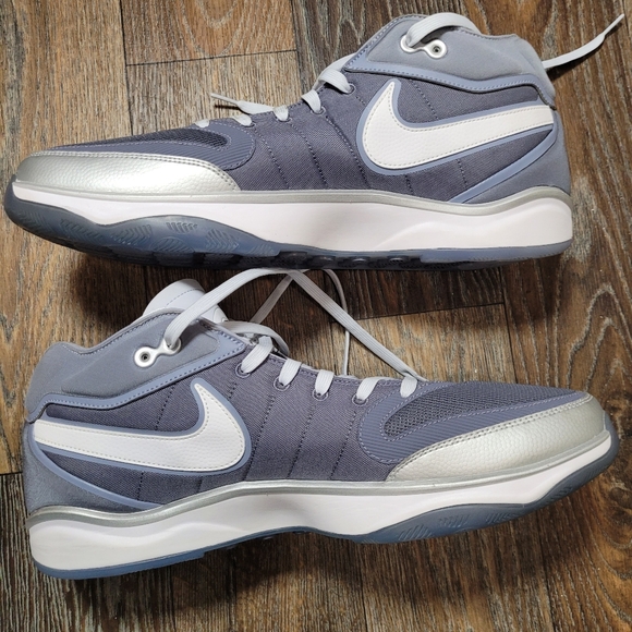 Nike Air Zoom SAMPLE G.T. Hustle 2 White Football Gray Mens Size 15 Spring 24 main image 5